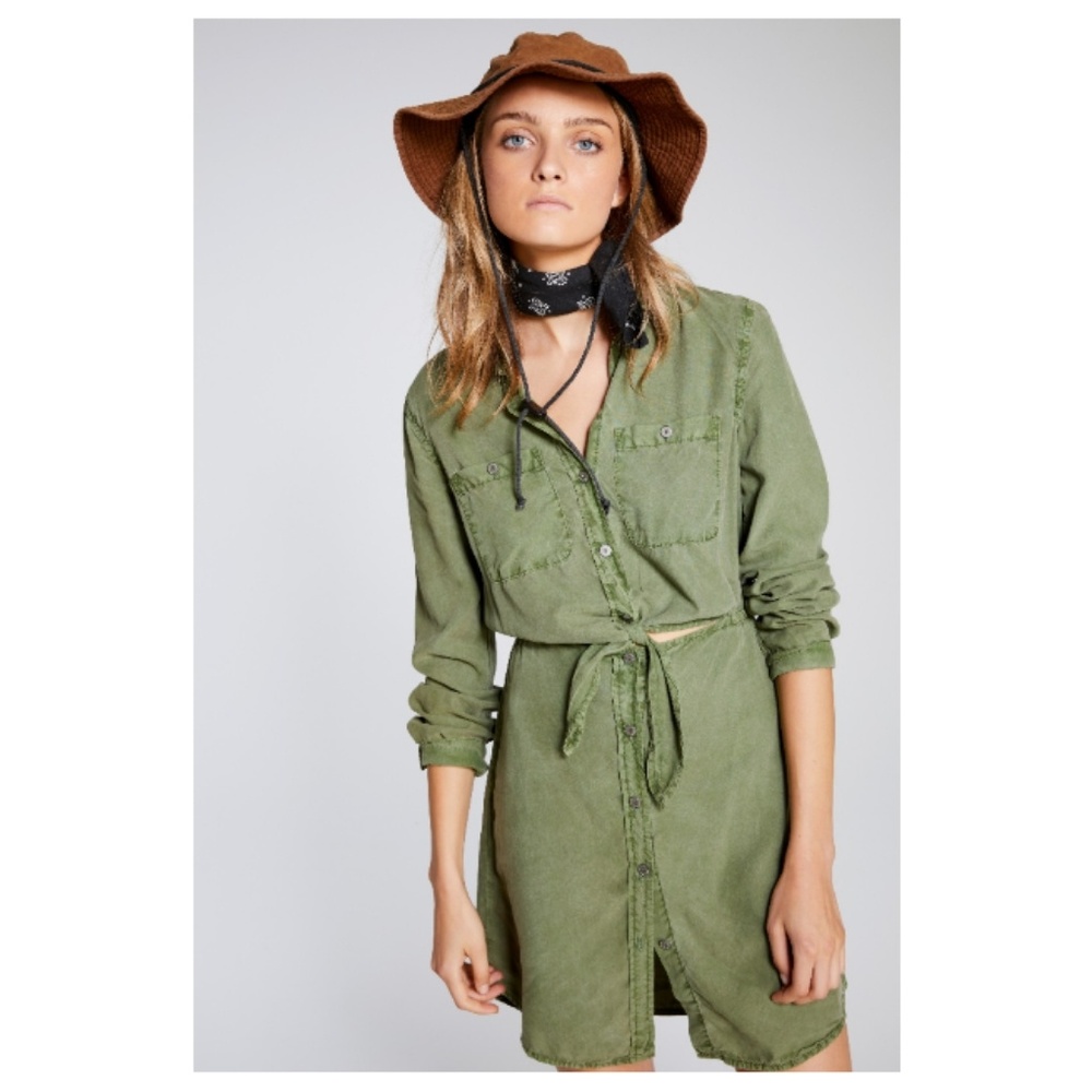 FORGET ME KNOT SHIRT DRESS